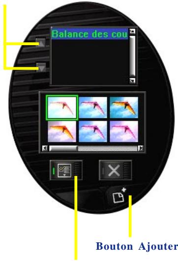ULEAD VIDEOSTUDIO 5 - Boutons décaler le filtre vers le haut / vers le bas - 1
