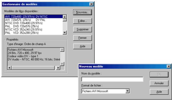 ULEAD VIDEOSTUDIO 5 - Créer un nouveau modèle: - 2