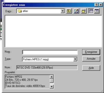ULEAD VIDEOSTUDIO 5 - Créer un fichier mpeg-2 file : - 2