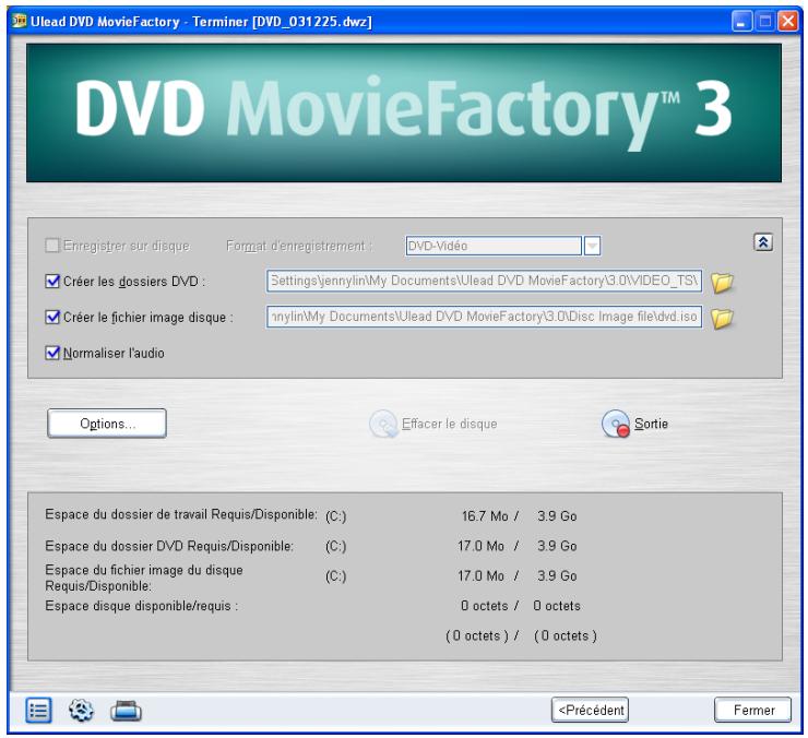 ULEAD DVD MOVIEFACTORY 3 - Sortie - 1