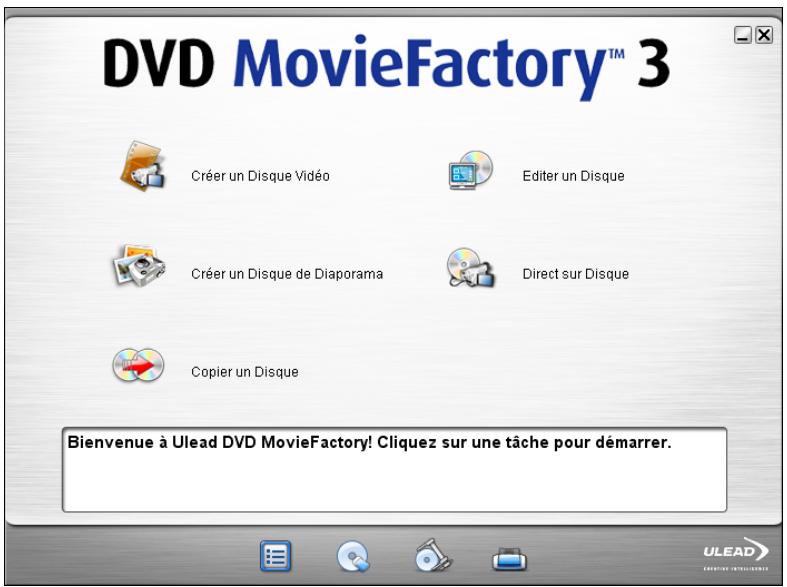 ULEAD DVD MOVIEFACTORY 3 - Lanceur de DVD MovieFactory - 1