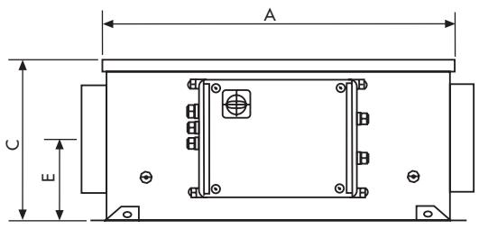 UNELVENT CAIB - Dimensions (mm) - 2