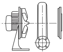 UNELVENT CBB/T - MOYENNE PRESSION - Orientations du ventilateur - 3