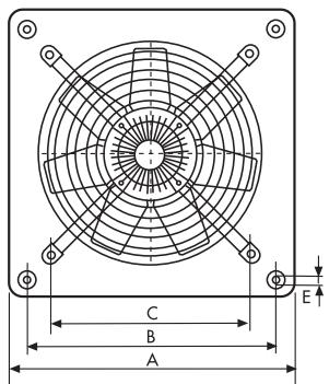 UNELVENT COMPACT HCBT-EX - Dimensions (mm) - 2