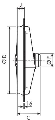 UNELVENT COMPACT HCBT-EX - Dimensions (mm) - 6