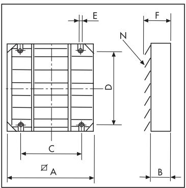 UNELVENT COMPACT HCBT-EX - - Volet de surpression aluminium - PER CN - 1