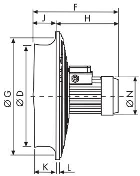 UNELVENT COMPACT HCBT-EX - Dimensions (mm) - 4