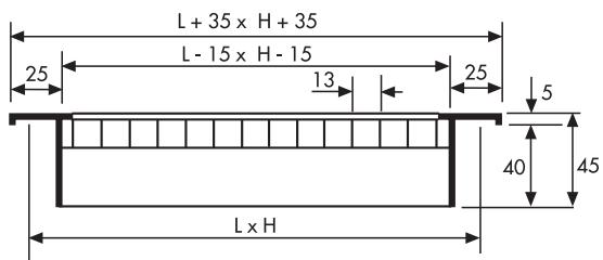 UNELVENT GRM - Dimensions (mm) - 1