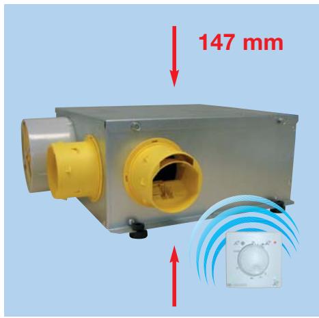 UNELVENT MICROGEM - VMC AUTOREGLABLE ULTRA-PLATE   Série MICROGEM et MICROGEM RADIO - 1