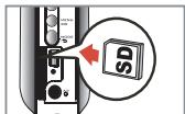 AIPTEK DV T100 - Insérer la carte SD/MMC (facultatif) - 2