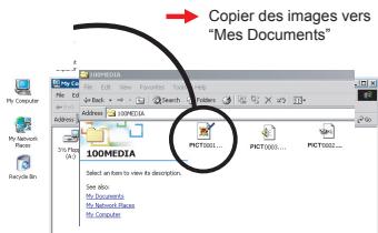 AIPTEK POCKET DV M1 - Glisser le fjichier cible vers Mes Documents ou vers le dossier de destination. - 2