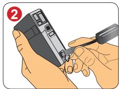 AIPTEK POCKET DV M1 - Brancher l'autre extrémité du cable USB sur votre caméscope. - 1