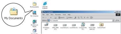 AIPTEK POCKET DV M1 - Double-cliquez sur Mes Documents ou tout autre dossier où vos fichiers sont stockés. - 2
