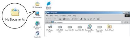 AIPTEK POCKET DV 6800 LE - Double cliquez sur Mes Documents ou sur tout autre dossier qui contient vos fichiers. - 2