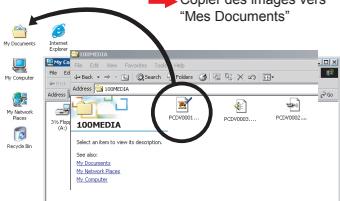 AIPTEK POCKET DV 6800 LE - Glissez le fichier cible dans Mes Documents ou dans le dossier de destination. - 2
