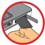 AIPTEK V10 - - Een geheugenkaart plaatsen (optie) - 1