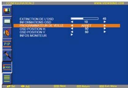 VIEWSONIC CD4233 - INFORMATIONS OSD - 1
