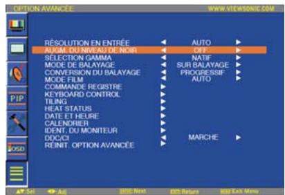 VIEWSONIC CD4233 - ■ RÉSOLUTION EN ENTREE *:ENTREE VGA seulément - 1