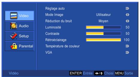 VIEWSONIC N3235W - Réglages des paramètres - 2