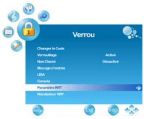 VIEWSONIC VT2730 - Pour régler la Table régionale de classement - 1