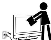 VIEWSONIC VT2730 - Nettoyage de la surface de l'écran/ du boîtier du poste TV - 1