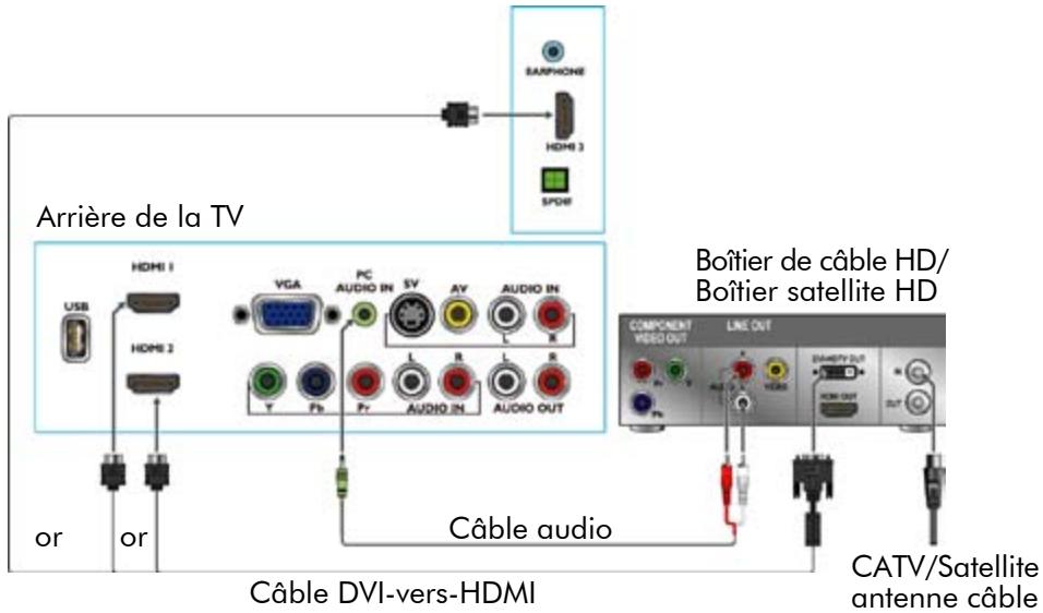 VIEWSONIC VT2730 - Connexion DVI - 1