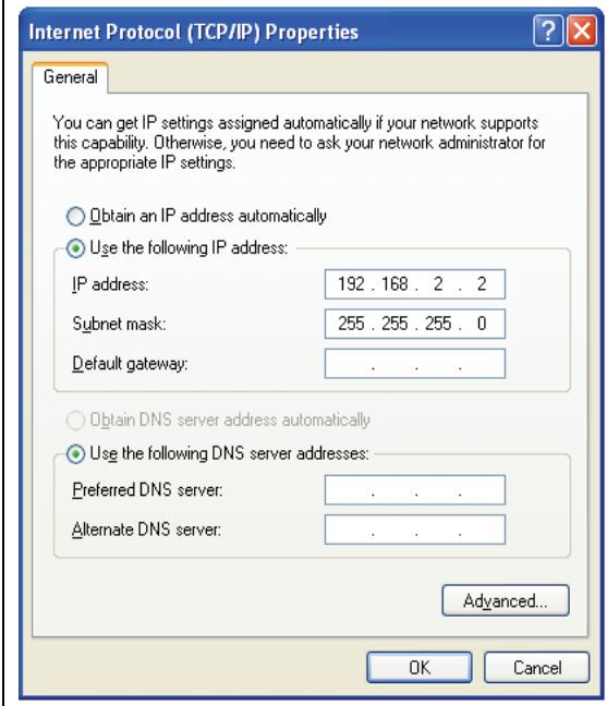 VIEWSONIC WPG-360 - 2-3-1 Paramétrage de l'adresse IP de Windows XP: - 2