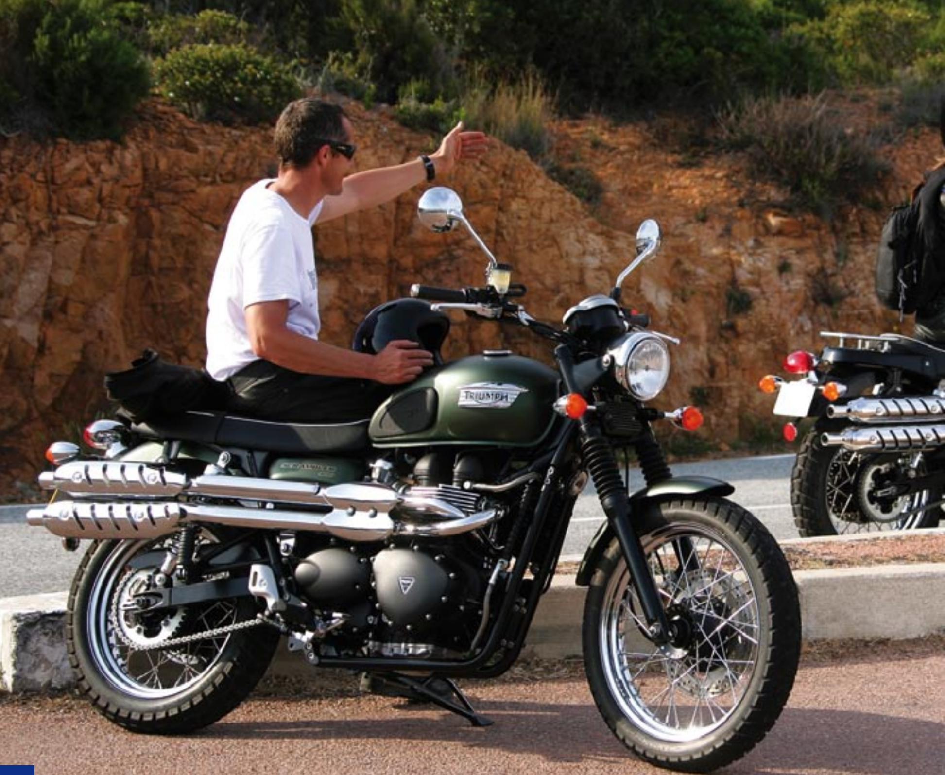 TRIUMPH SCRAMBLER - BONNEVILLE T100 - 34