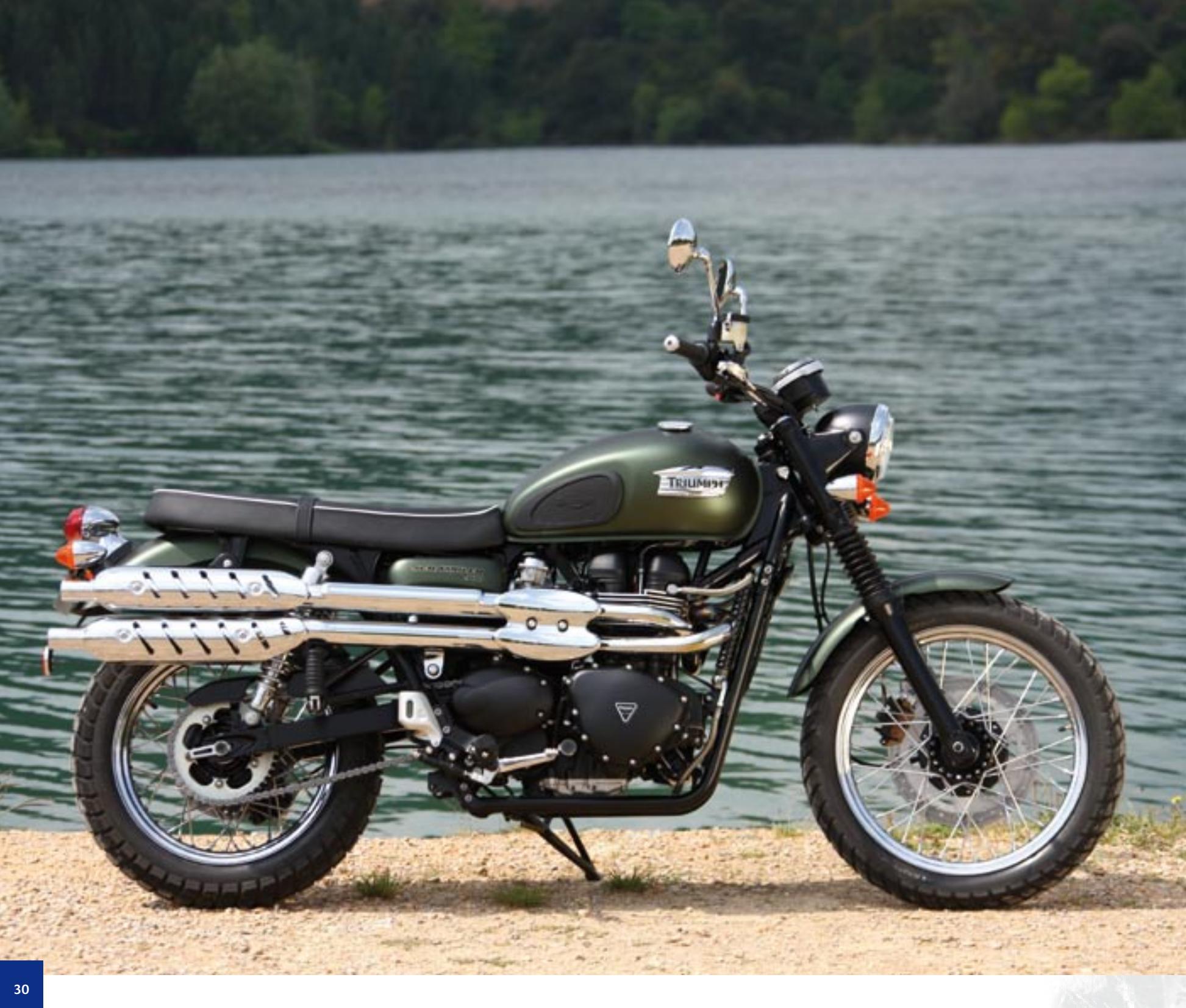 TRIUMPH SCRAMBLER - BONNEVILLE T100 - 25