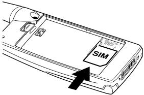 ERICSSON T29S - Insertion et retrait de la carte SIM - 1