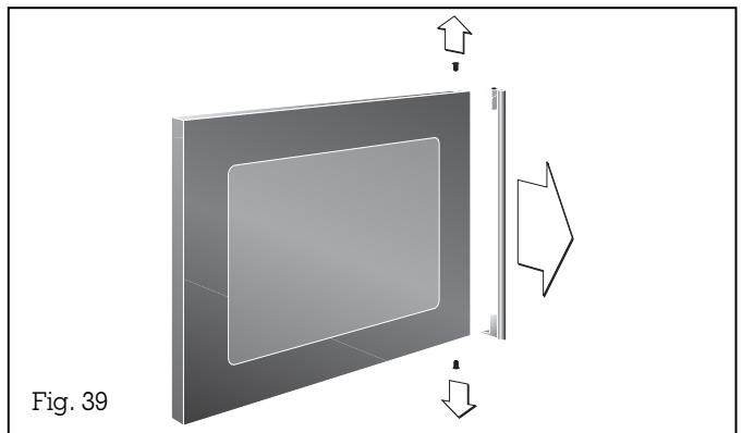 GAGGENAU EE214105 - Demontage de la paroi vitrée du four - 1