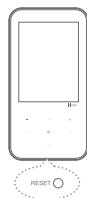 IRIVER B30 - Utilisation du bouton RESET - 1