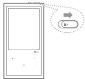 IRIVER E200 - Utilisation du bouton HOLD - 1