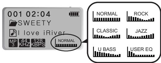 IRIVER IMP-150 - Mode / EQ - 2