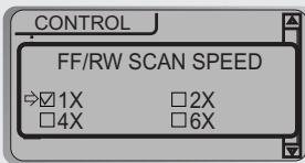 IRIVER IMP-150 - Vitesse (FF/RW Scan Speed) (Vit. av./ret. bal.) - 1