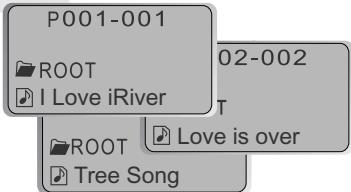 IRIVER IMP-150 - Comment créer un programme : - 7