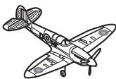 KYOSHO MINIUM WARBIRD SPITFIRE MK.V - 1