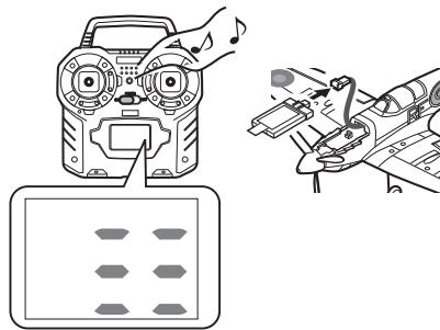 KYOSHO MINIUM WARBIRD SPITFIRE MK.V - Indicateur de niveau de batterie - 9