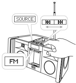 ALTEC LANSING MIX - Ascolto della radio FM - 1