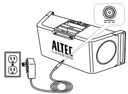 ALTEC LANSING MIX - Comment installer l'alimentation AC - 1