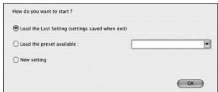 FOCAL MANAGER V4.1 - II/ New start-up window - 3
