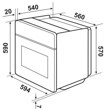 PROGRESS PHN1310W - Bevestiging in het meubel - 1