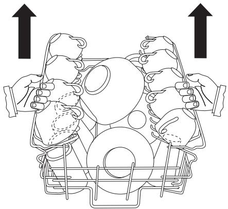 PROGRESS PVS1530 - Pour régler le panier dans sa position la plus haute, procédez comme suit : - 1