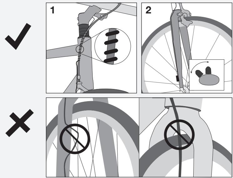 BONTRAGER TRIP 2 - Fixer le cable - 1