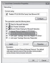 SWEEX LW056V2 - Configuration de l'adresse IP sous vista - 1