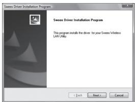 SWEEX LW056V2 - Installation sous windows XP et vista - 2