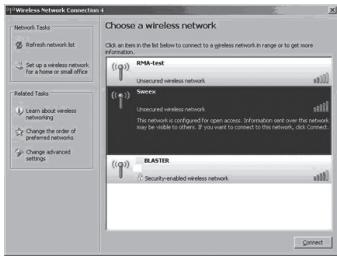 SWEEX LW056V2 - Connexion de l'ordinateur au réseau sans fil - 2