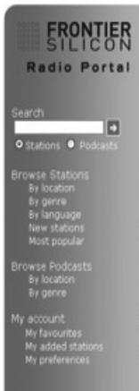 SWEEX MM220 - Ajouter une station à vos favoris - 1