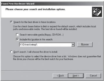 SWEEX PU203 - Installation sous windows 2000 et XP - 3