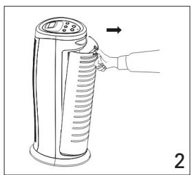 ALPATEC PI 112 EH - Pour replacer le filtre HEPA - 2